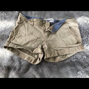 Aeropostale Women's tan jean shorts
